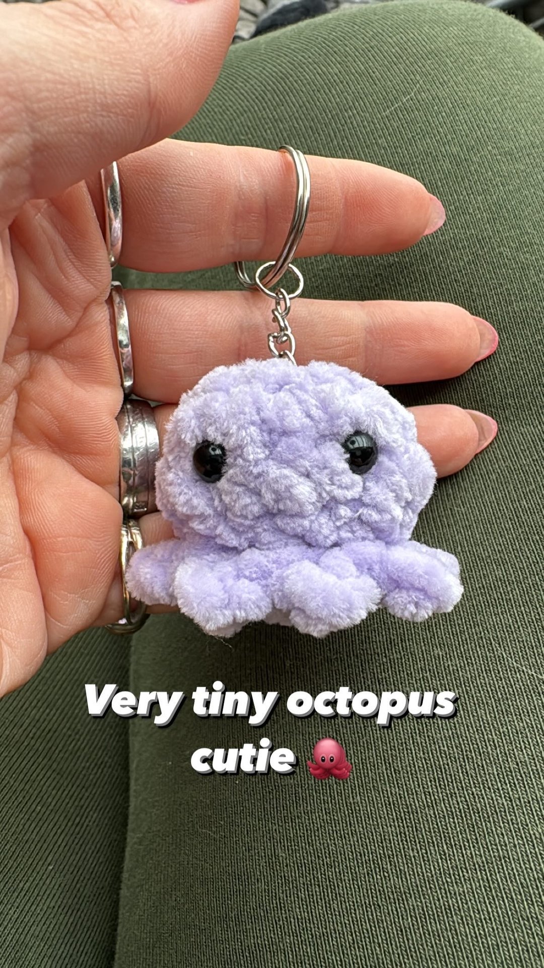 Octopus sleutelhanger