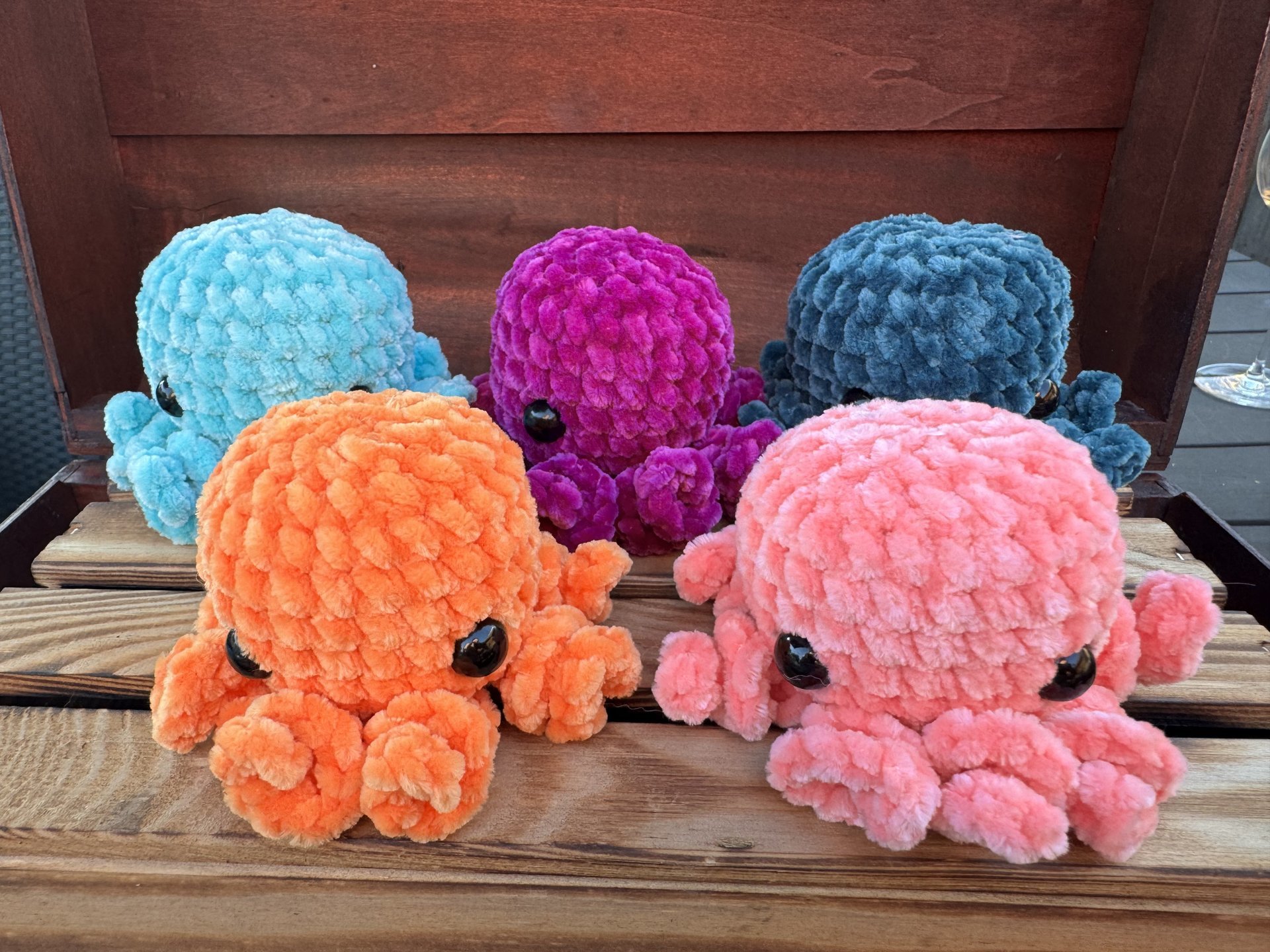 Octopus lange tentakels