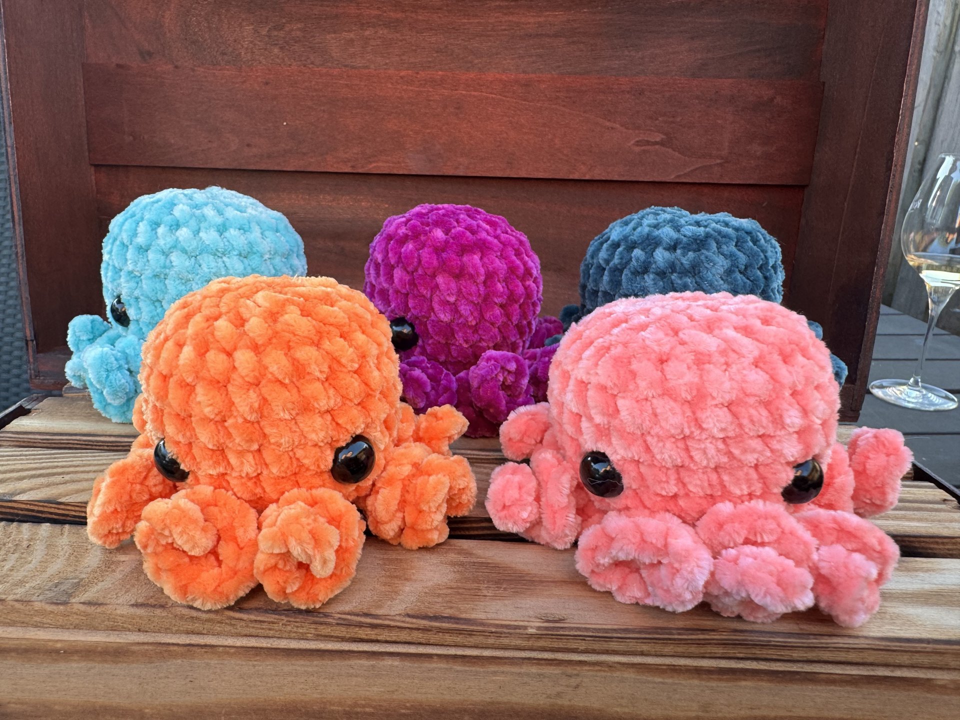 Octopus lange tentakels